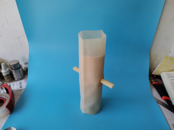 土力学三軸試験における異形膜