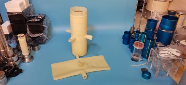 土力学三軸試験における異形膜