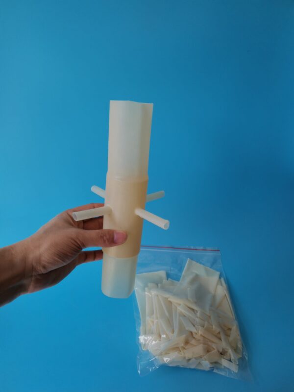 土力学三軸試験における異形膜