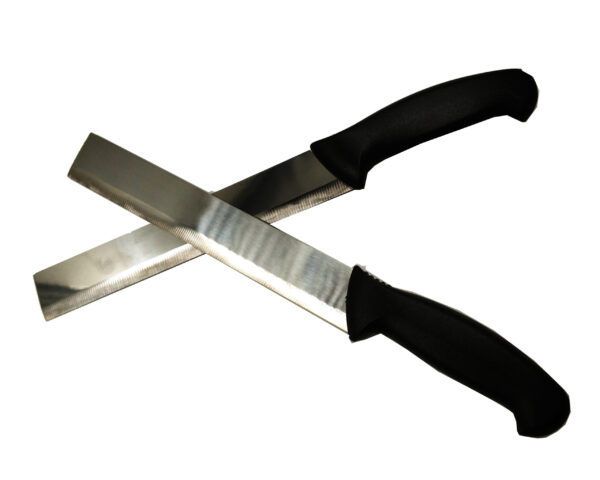 ワイヤーソー／土切ナイフ／土掻きナイフ／整土ナイフ（原状土試料の切削用具）	柄付き／無柄