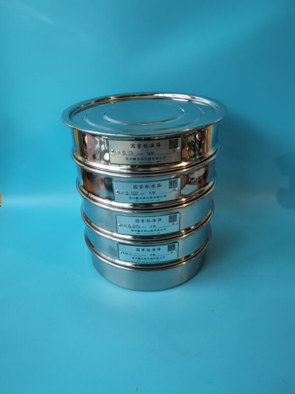 土壌分析用ふるい（ふるい分け用具）	ステンレス製