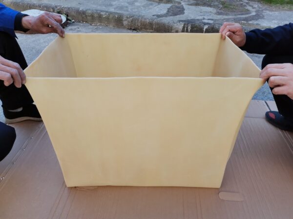 土壌模型試験用水槽状膜袋