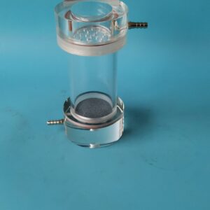 透明透流水柱（浸透柱土柱用透水容器）