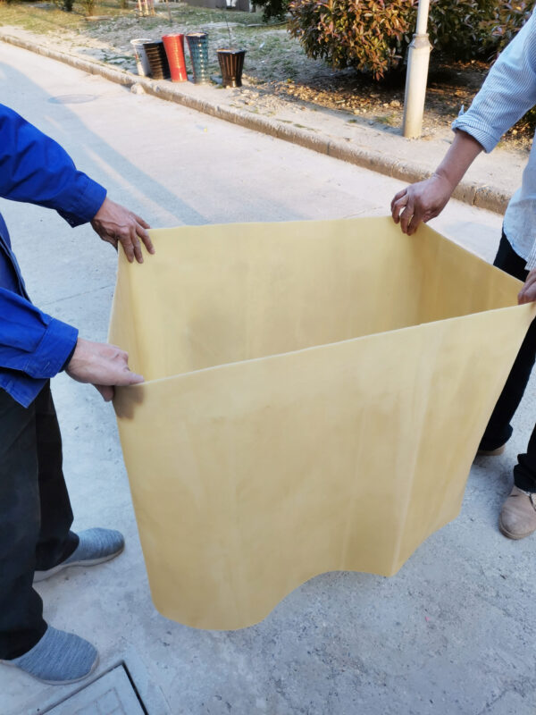 土壌模型試験用水槽状膜袋